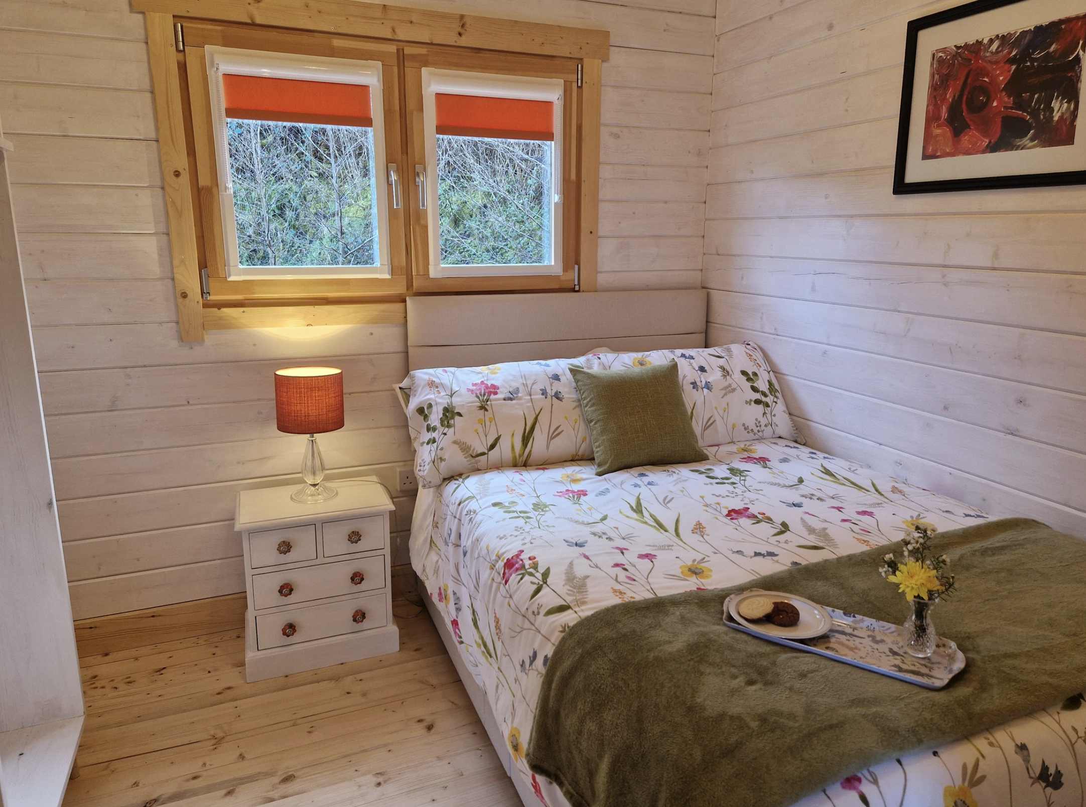 Comfortable guest bedroom